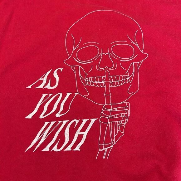 HANES Vintage Sweatshirt As You Wish Skeleton Graphic - Picture 2 of 10